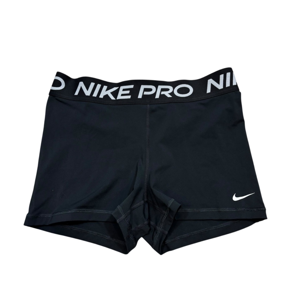 Ladies Nike Pro Dri-Fit Black‎ Compression Shorts Size Large